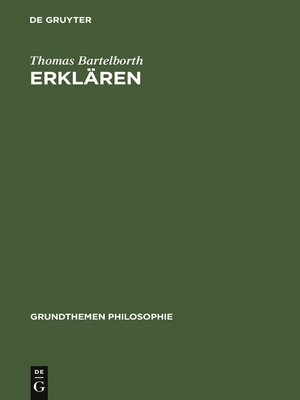 cover image of Erklären